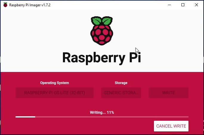 Raspberry Pi OS Writing To SD Card